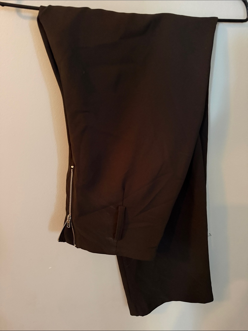 NY&Co Women's Black Zipper Dress Pants